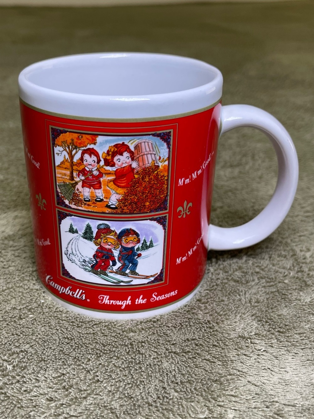 Vintage Campbell's Soup Kids Through the Seasons Coffee Mug